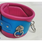 Teal and Cerise Bondage Cuff Restraints