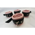 Bondage Retraints in Black and Pink