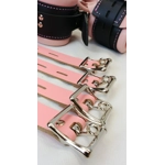 Bondage Retraints in Black and Pink