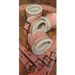 Pink and Cream Bondage Cuffs Restraints