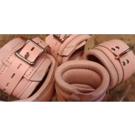 Pink Bondage Restraint Set with Collar and Straps
