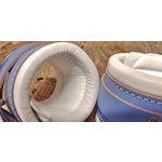 Baby Blue and Cream Bondage Cuffs