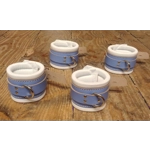 Baby Blue and Cream Bondage Cuffs