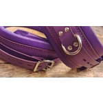 Purple Bondage Restraint Cuffs