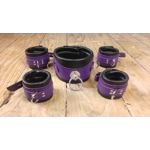 Purple and Black Bondage Retraint Cuffs