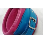Heavy Duty Padded Posture Collar Teal and Hot Pink