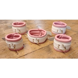 Classic White and Pink Restraints Set