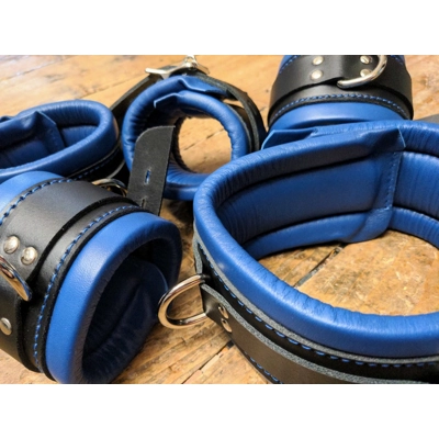 Classic Black and Blue Restraints Set