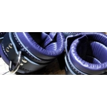 Classic Black and Dark Purple bdsmRestraints l