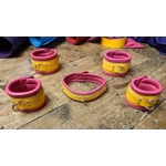 Outrageous Restraints set Yellow and Hot Pink