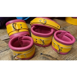 Outrageous Restraints set Yellow and Hot Pink