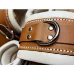 Bondage Belt Leather Restraint Belt and Cuffs Set. Waist, Thigh, Bicep, Wrist, Ankle BDSM Heavy Padded, silky lambs leather lined.