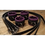 Bondage Retraints in Black and Violet