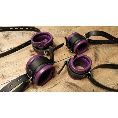 Bondage Retraints in Black and Violet