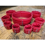 Chunky Wide bdsm Restraints, Real Leather