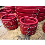 Chunky Wide bdsm Restraints, Real Leather