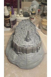 Large Jedha City Base - for Bandai 1/5000 ISD