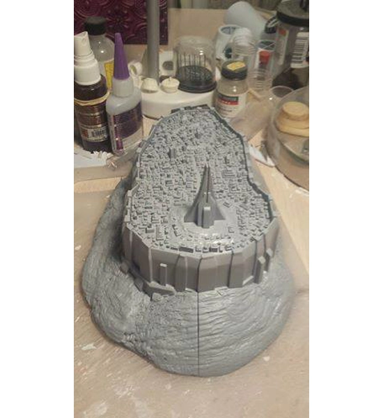 Large Jedha City Base - for Bandai 1/5000 ISD