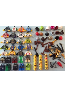 Mini Figures- 40 Unassembled Boys Figures