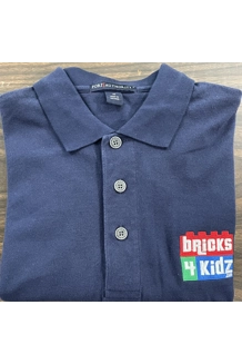 Men’s Long Sleeve Polo-  Navy M