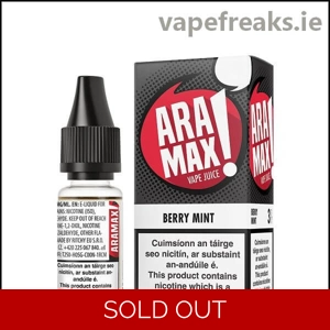 Aramax Berry Mint Vape Juice 10ml bottle