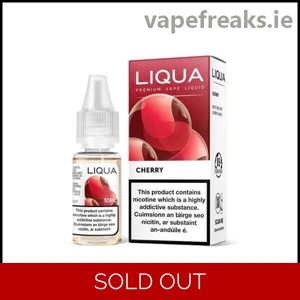 Liqua Cherry Vape Juice 10ml bottle from Vape Freaks Ireland