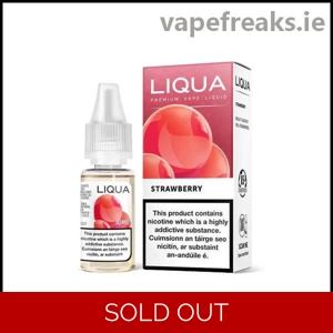 Liqua Strawberry Vape Juice 10ml bottle from Vape Freaks Ireland