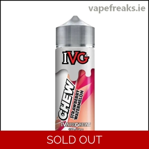 100ml bottle of IVG Strawberry Watermelon vape juice