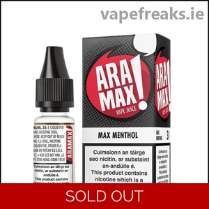 Aramax Menthol Vape Juice 10ml bottle from Vape Freaks.