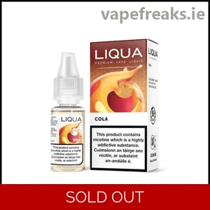 Liqua Cola vape juice in a10ml bottle