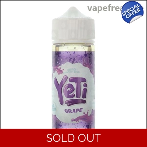 Yeti Grape Ice E-Liquid 100ml