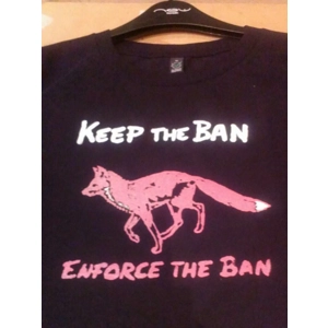 'KEEP THE BAN'/ FOR FOX SAKE T shirt