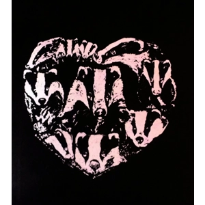 BADGERS IN MY HEART t shirt