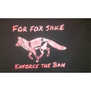 'KEEP THE BAN'/ FOR FOX SAKE T shirt
