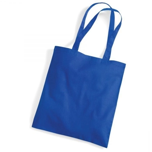 Invictus, handprinted cotton tote bag. Inspiring message.