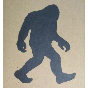 BELIEVE IN YOURSELF Bigfoot card, friendship, love and support, donation to Bigfoot- or other Rescue