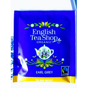 Until We Can Meet For a Cuppa: handprinted greetings card with organic teabag