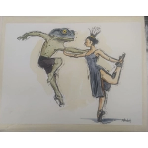 The Princess and the Frog: original signed print.