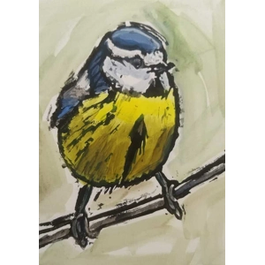 BLUETIT original signed print
