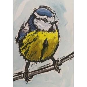 BLUETIT original signed print