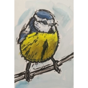 BLUETIT original signed print