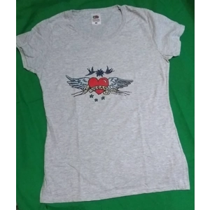 VEGAN TATTOO T SHIRT, hand-printed in vegan inks.