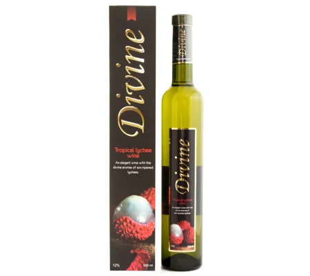 Divine Tropical Lychee Fruit Wine 500ml