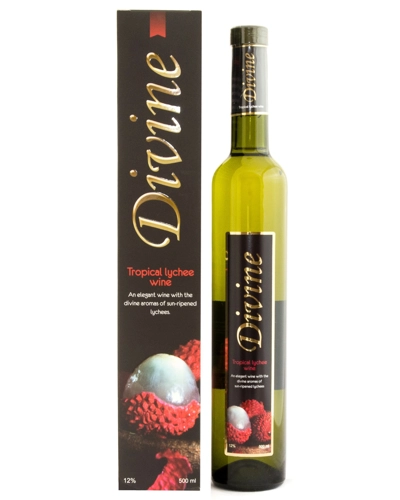 Divine Tropical Lychee Fruit Wine 500ml