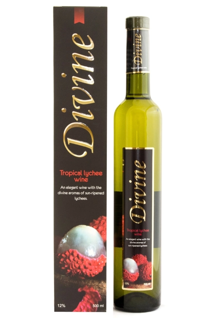 Divine Tropical Lychee Fruit Wine 500ml