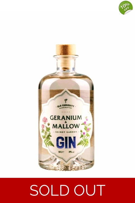 Old Curiosity Geranium and Mallow Gin 50cl