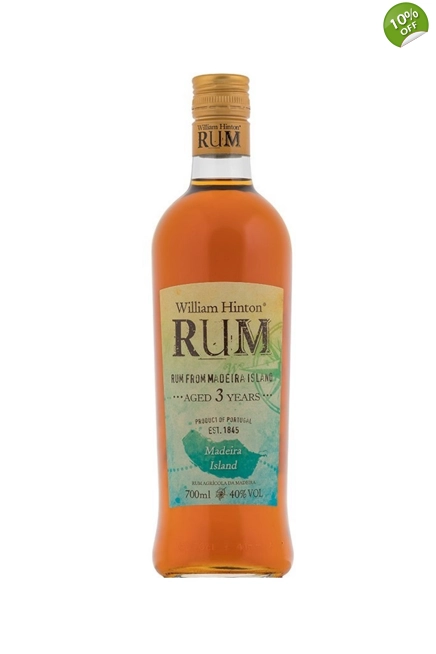 William Hinton 3 Years Old Agricole Rum 70cl
