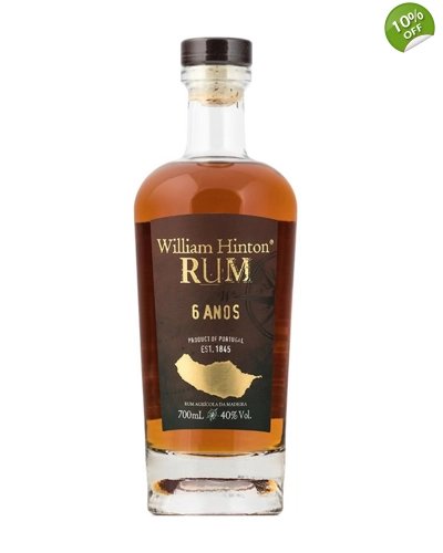 William Hinton 6 Years Old Agricole Rum 70cl