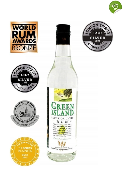 Green Island Superior Light Rum 70cl