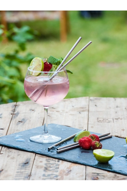 Beaumont 8.5″ Metal Straws x5